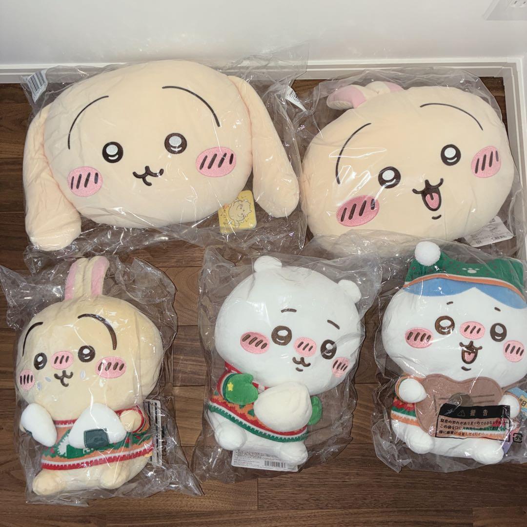 ちいかわ うさぎ ハチワレ モモンガ まとめ売り ぬいぐるみ マスコット