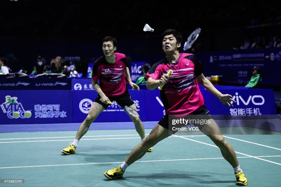 VICTOR韓国代表徐承宰選手着用モデル バドミントンシャツ トナミ実業団NTT