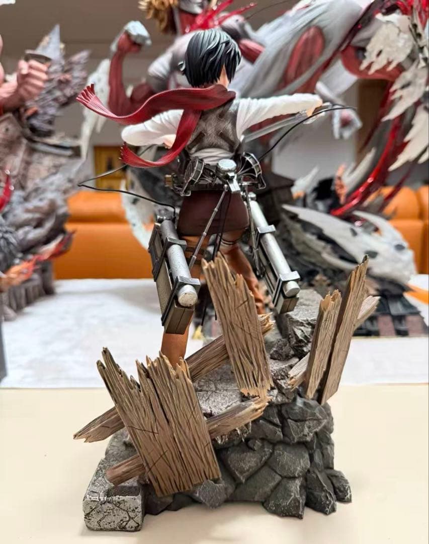進撃の巨人 ①② ミカサ・アッカーマン ガレージキット ガレキ スタチュー