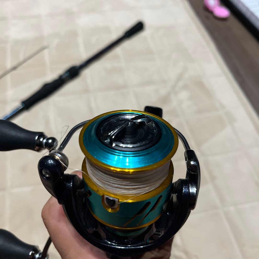 EME MX 86M-N エギングロッド　竿リールセット