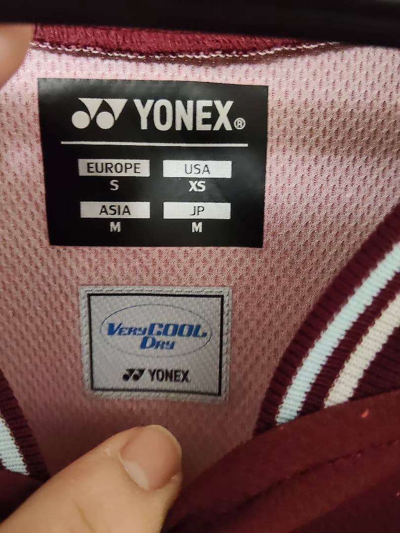 YONEX メンズゲームシャツコーラルM