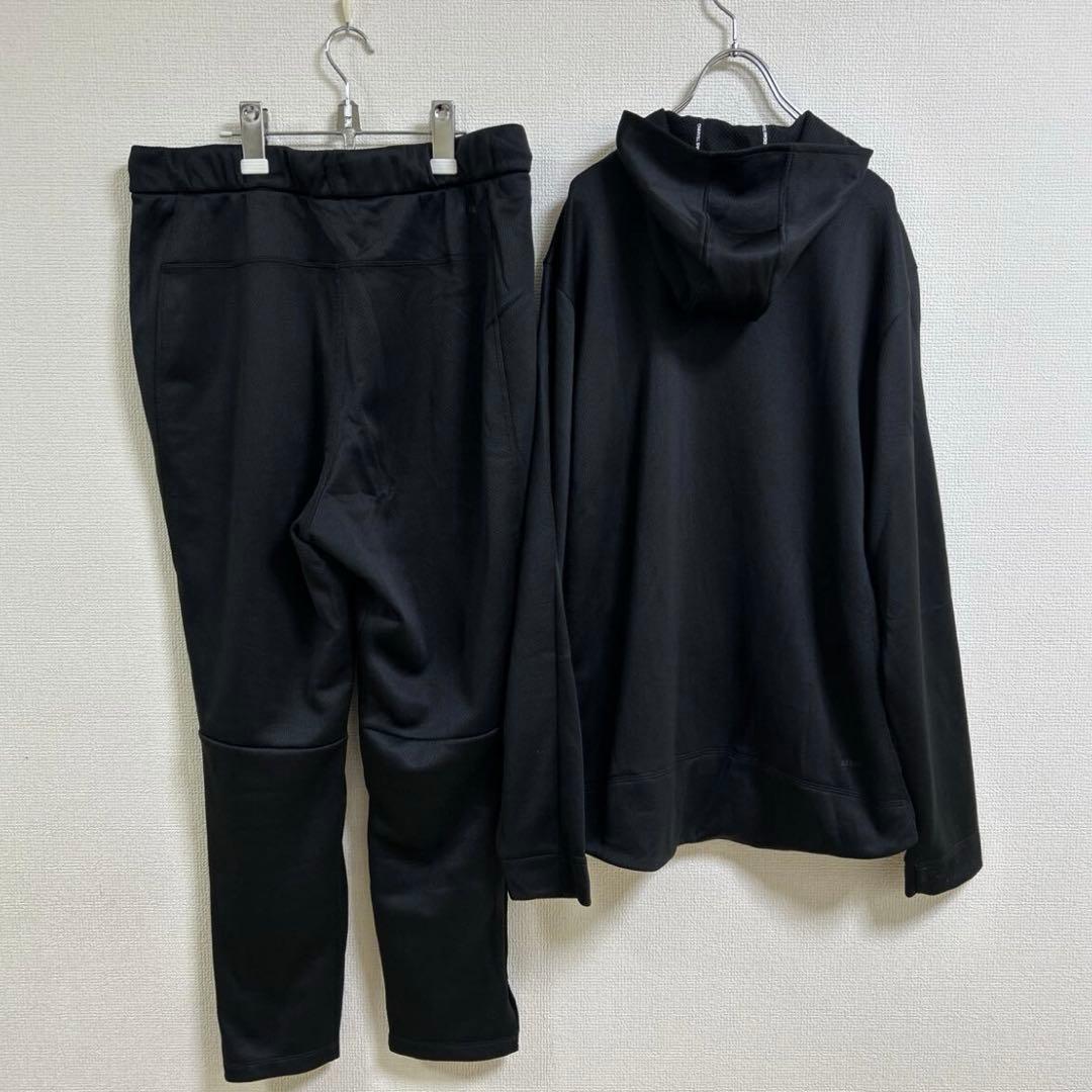 美品 アディダス ジャージ 上下セット　XO〜2XO ブラック　ジップアップ3L