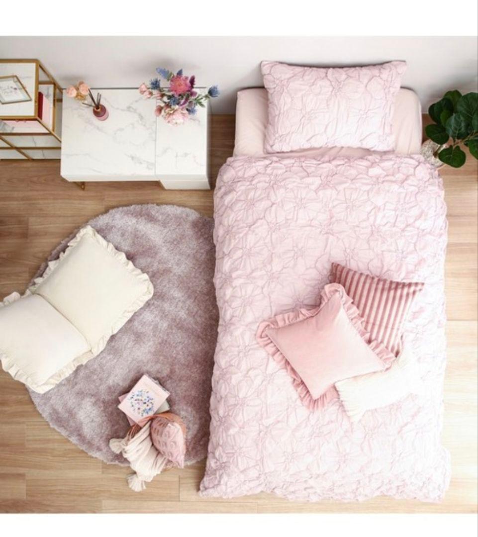 【専用です】美品♡フランフラン　掛け布団カバー　花柄　シングル　ピンク