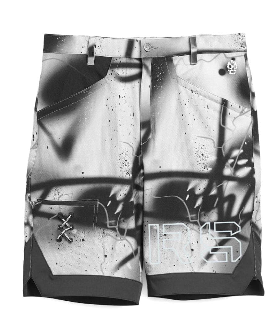 【新品】ラッセルノ ハーフパンツ スプレー柄 サイズ4 ショートパンツ 春夏