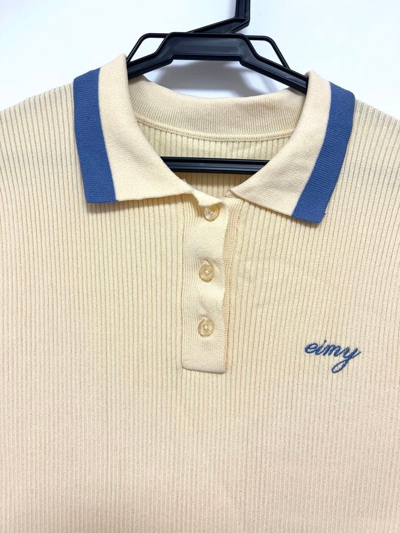 【新品・タグ付】eimy golf ニットポロワンピース エイミーゴルフ