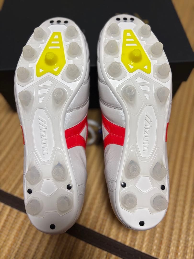 り*ー様 Mizuno Morelia 2 Japan ホワイト/レッド 日本製
