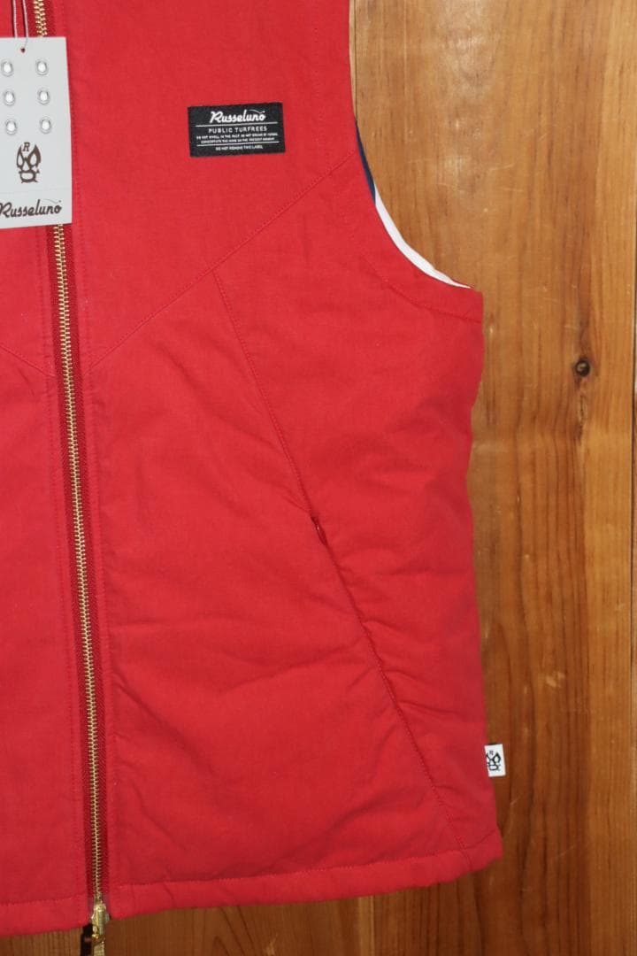 新品 Russeluno リバーシブル ベスト (4/M) Ⓗ