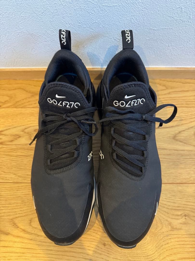 ナイキNIKEAIRMAX270G黒白28.5cmブラックゴルフシューズ