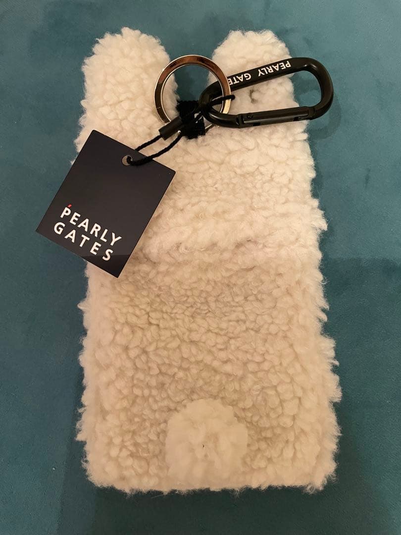 PEARLY GATES 【新品未使用タグ付】もこもこうさぎネームプレート