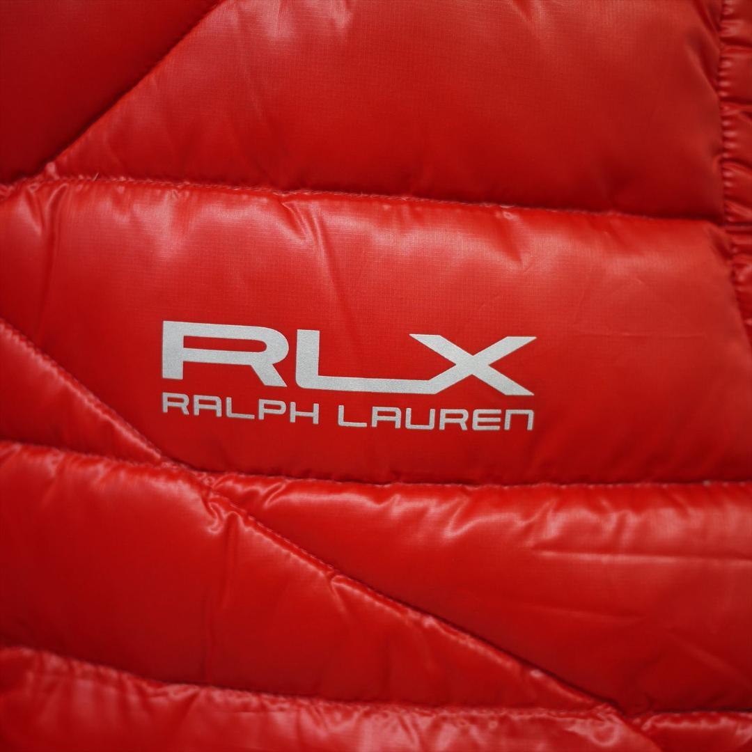 新品 RLX ラルフローレン XL ダウンベスト PERTEX 撥水 レッド