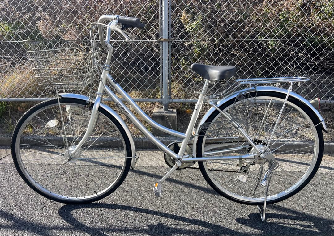 サイクル自転車27インチオートライト付き関東圏配送可能