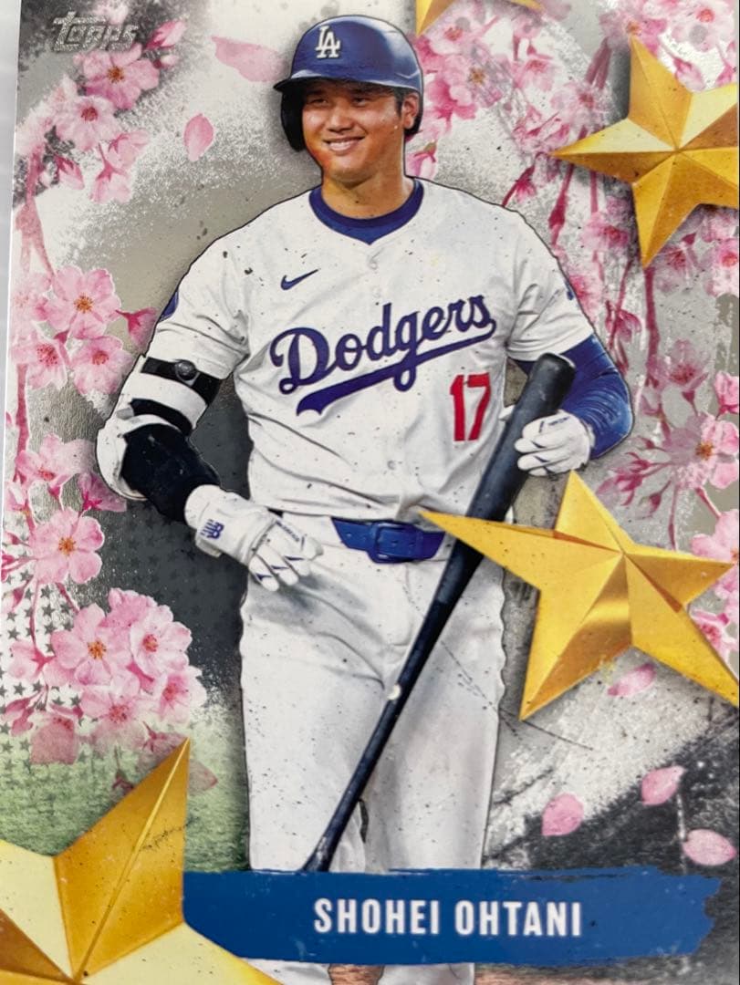 大谷翔平 50/50 記念ボール ブラック&Toppsカードセット