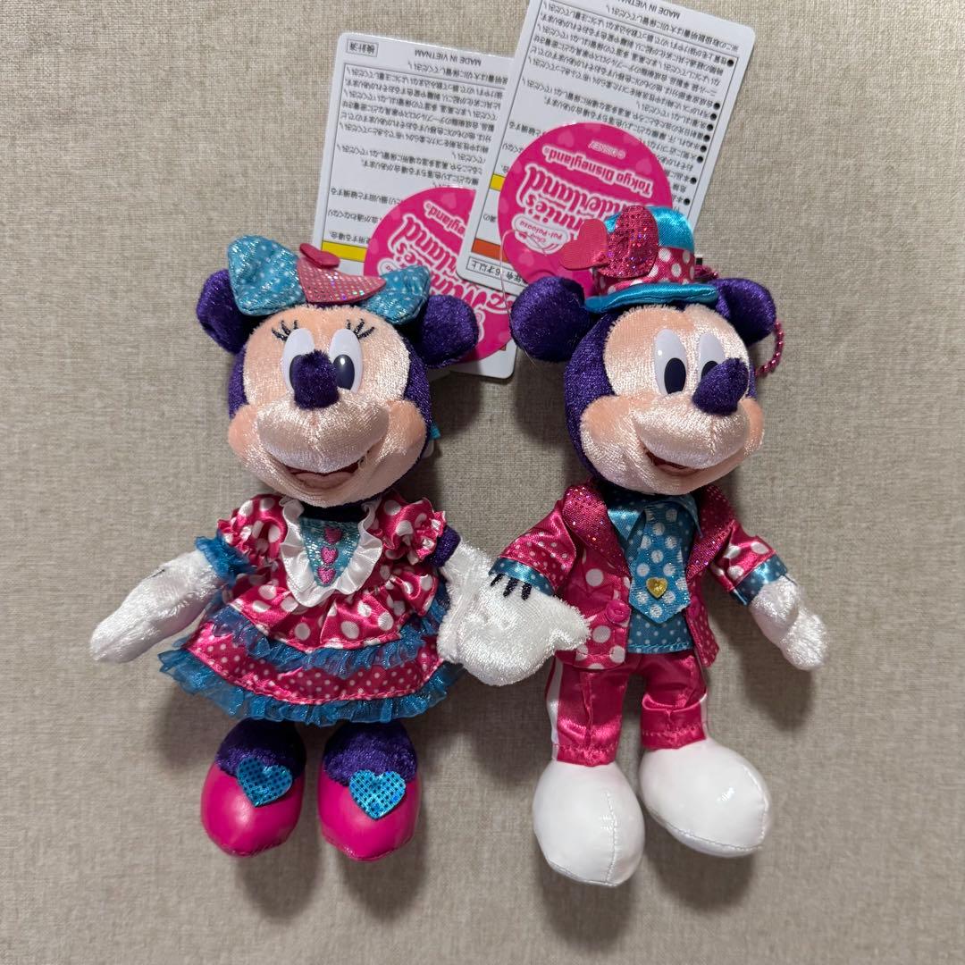 限定値下げ！2026パルパルーザ ぬいぐるみバッジ ミッキー ミニー
