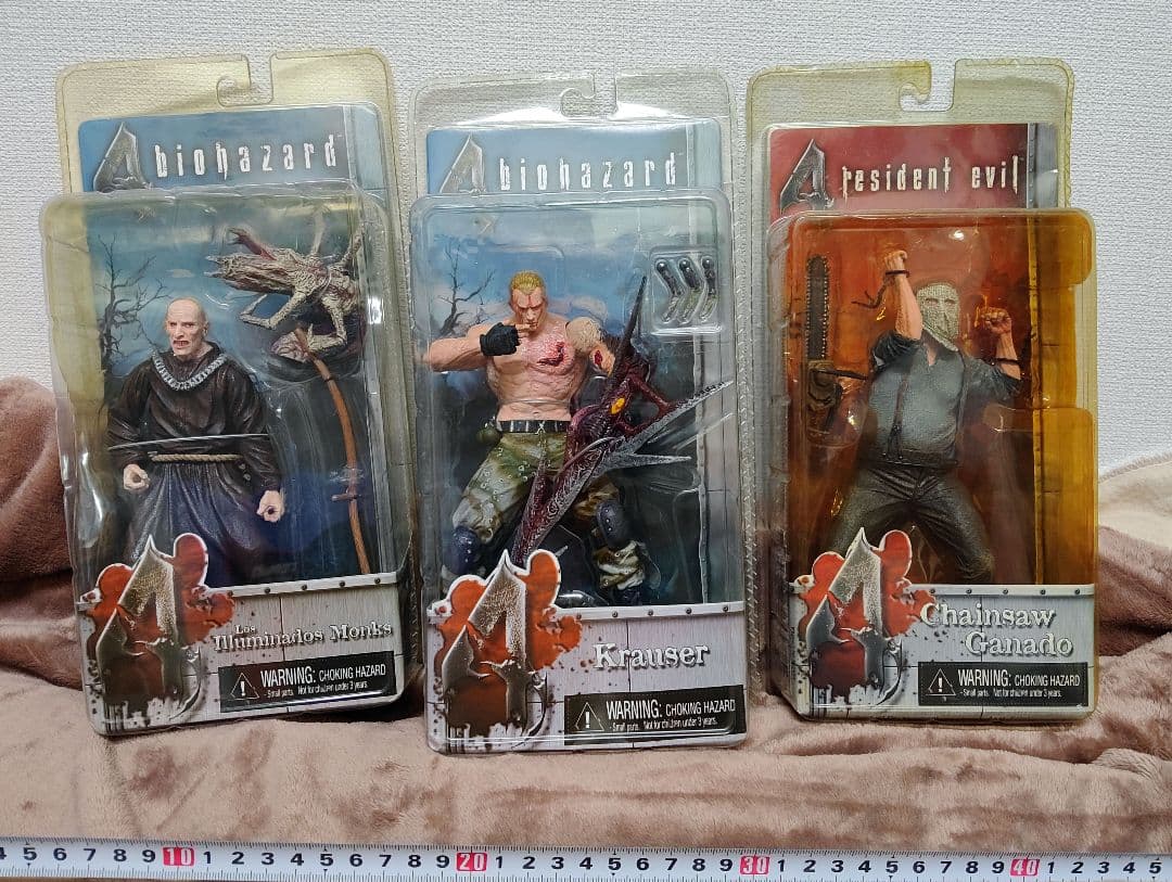 NECA社製:biohazard④Monks＆Krauser＆Chainsaw
