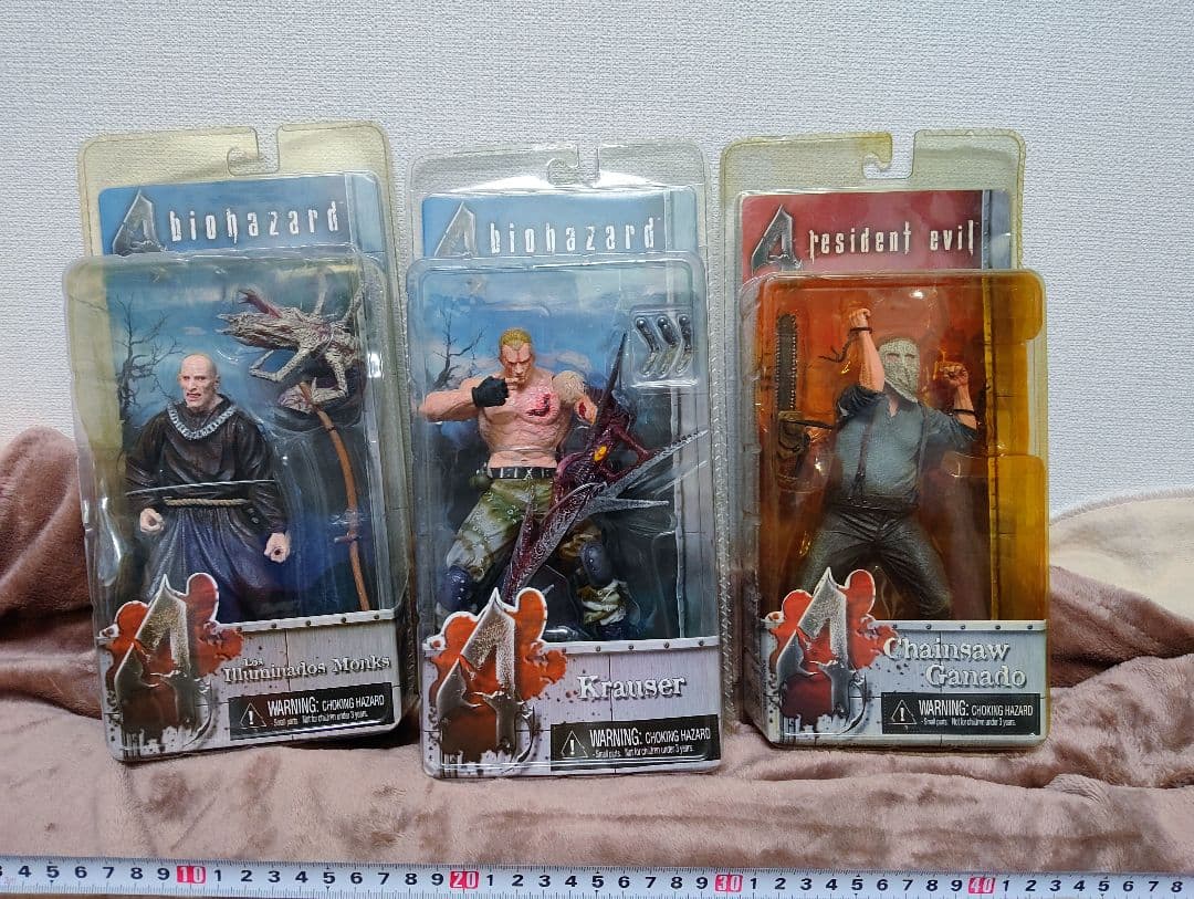 NECA社製:biohazard④Monks＆Krauser＆Chainsaw