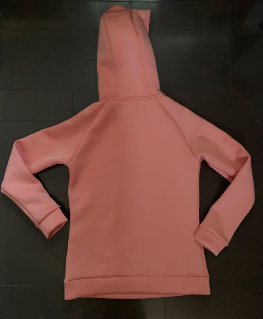 adidas ゴルフ ダンボールニット＆スカート　セットアップ　サーモンピンク