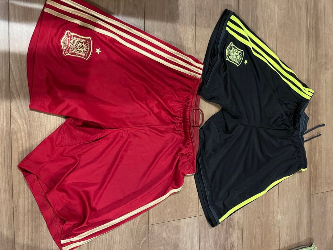 adidas スペイン代表 ユニフォーム上下セット正規品 2着まとめ売り