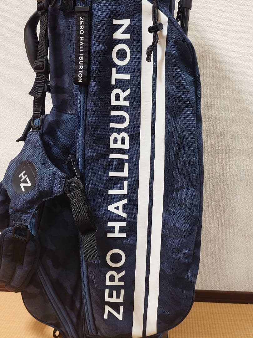 ZERO HALLIBURTON キャディバッグ ネイビー迷彩
