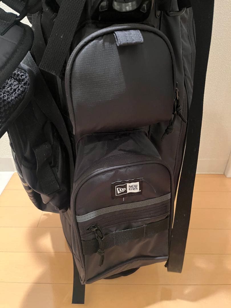 NEW ERA ゴルフバッグ ブラック フード・ショルダー付