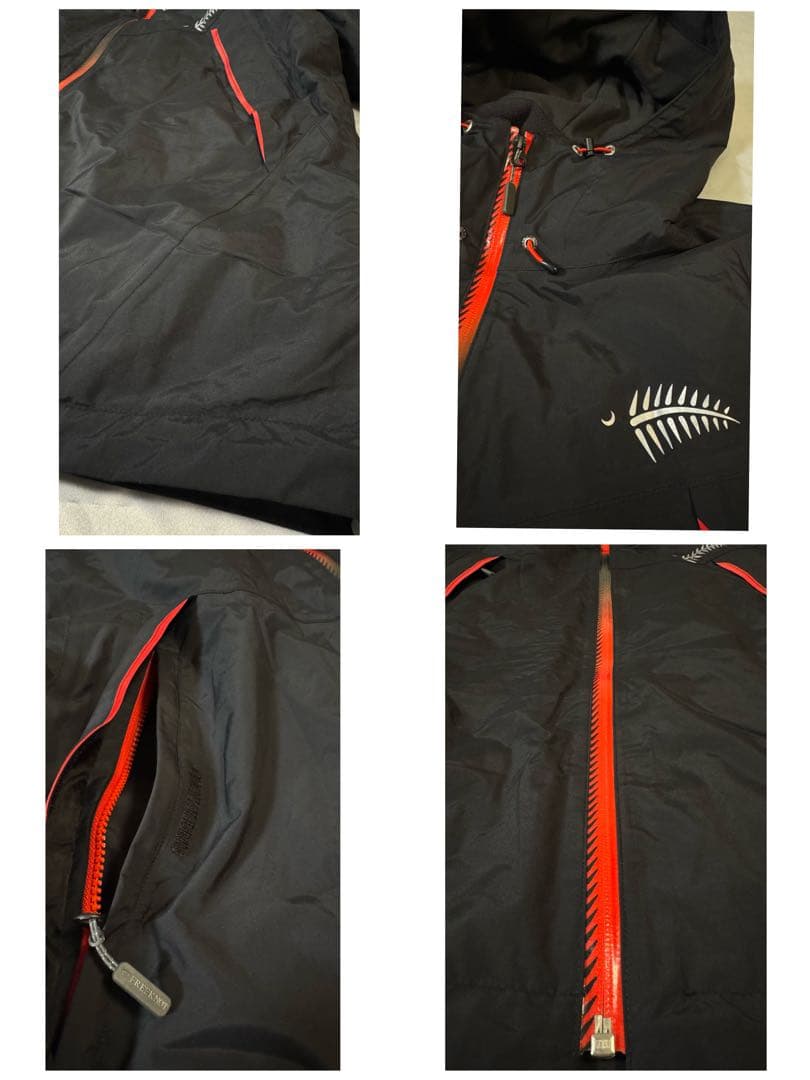F104 美品　ハヤブサ　FREEKNOT 光電子　防寒着　3L 上下セット　黒