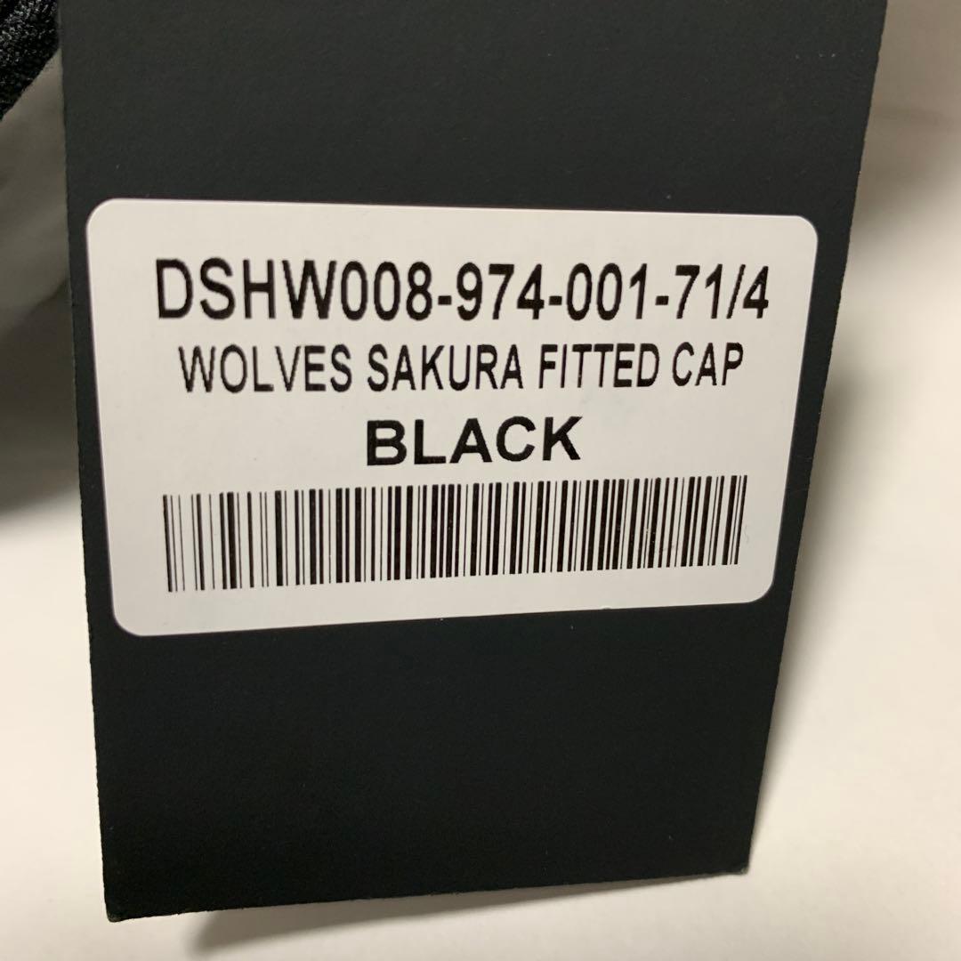 Wolves Sakura Fitted Cap ブラック