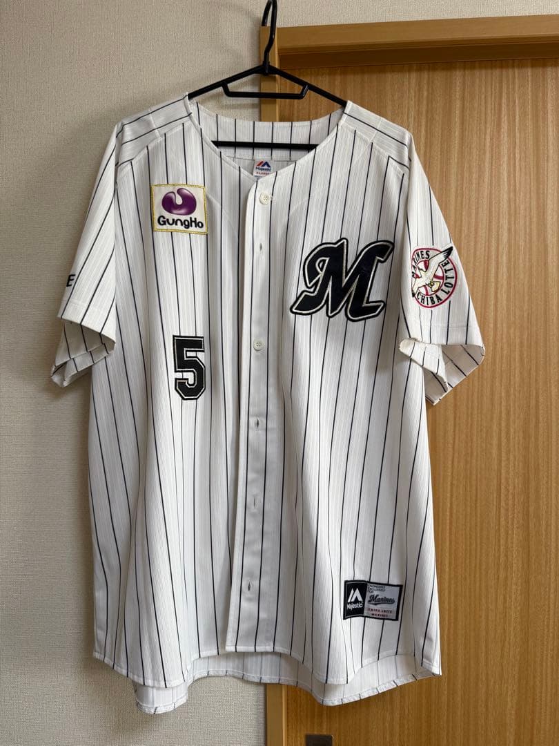 安田尚憲 ユニフォーム カモメマーク Oサイズ
