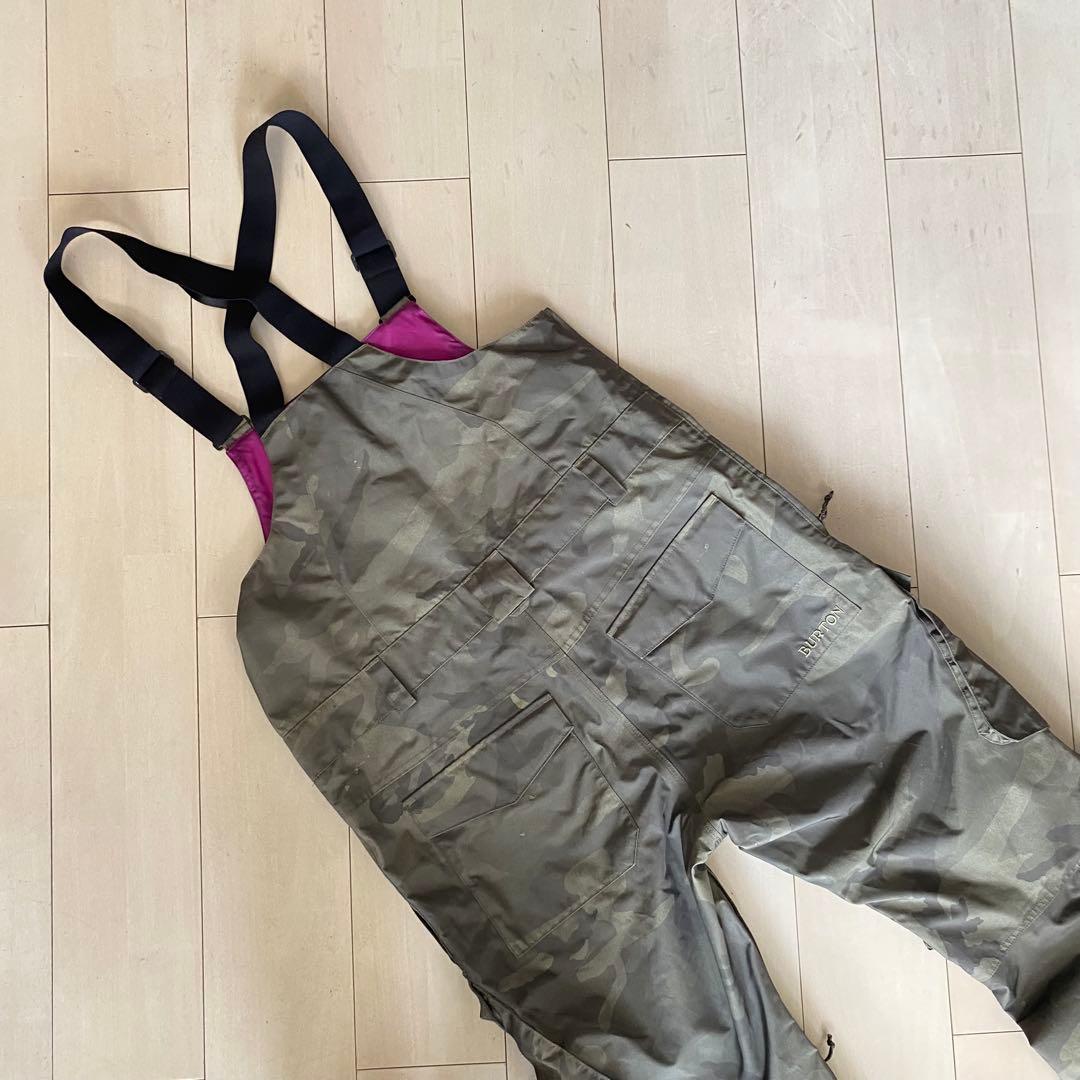 バートン　ビブパンツ　カモフラ　迷彩　BURTON ウェア　ゴアテックス