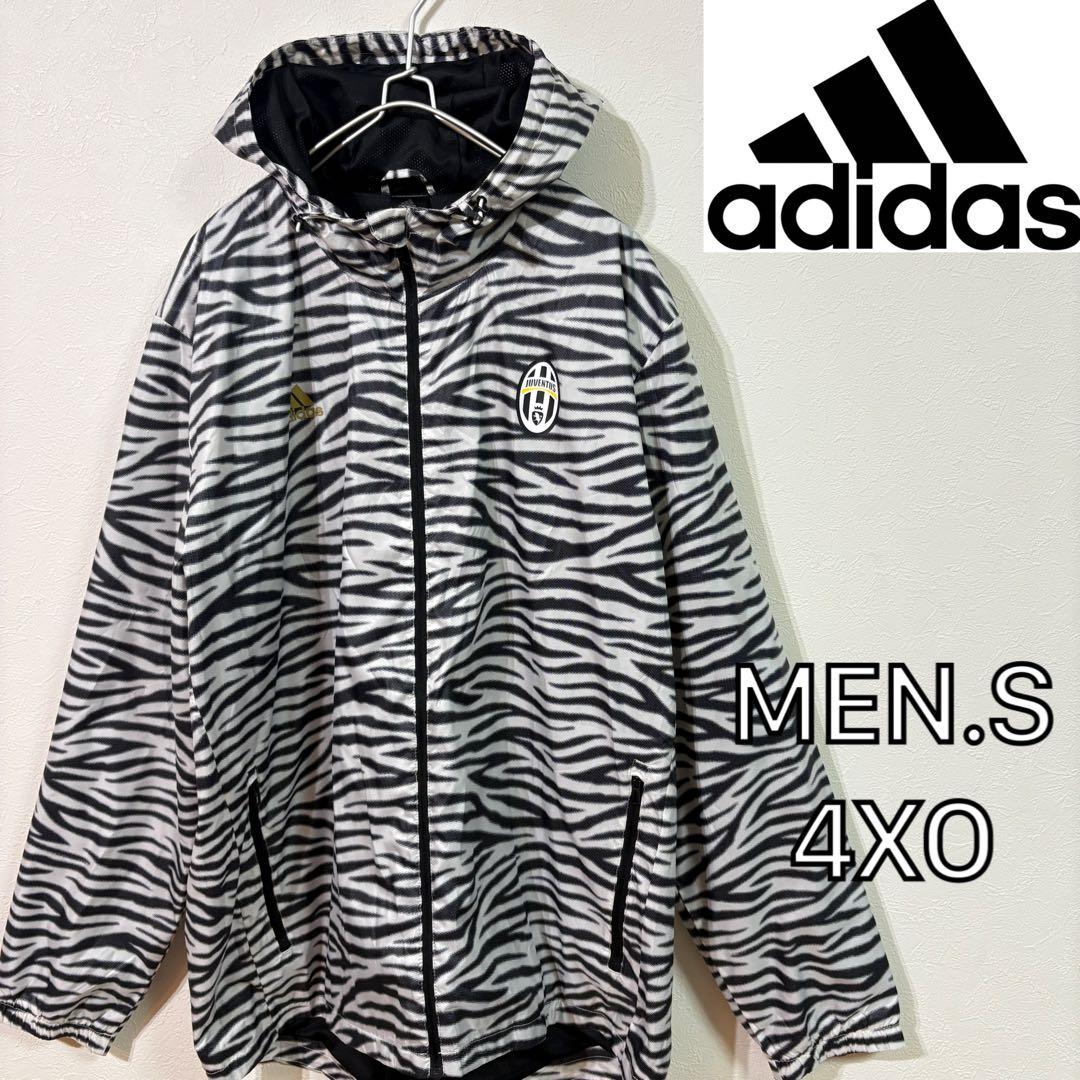 【adidas】国内未発売ユベントス ウインドブレーカージャケット　メンズ６Ｌ