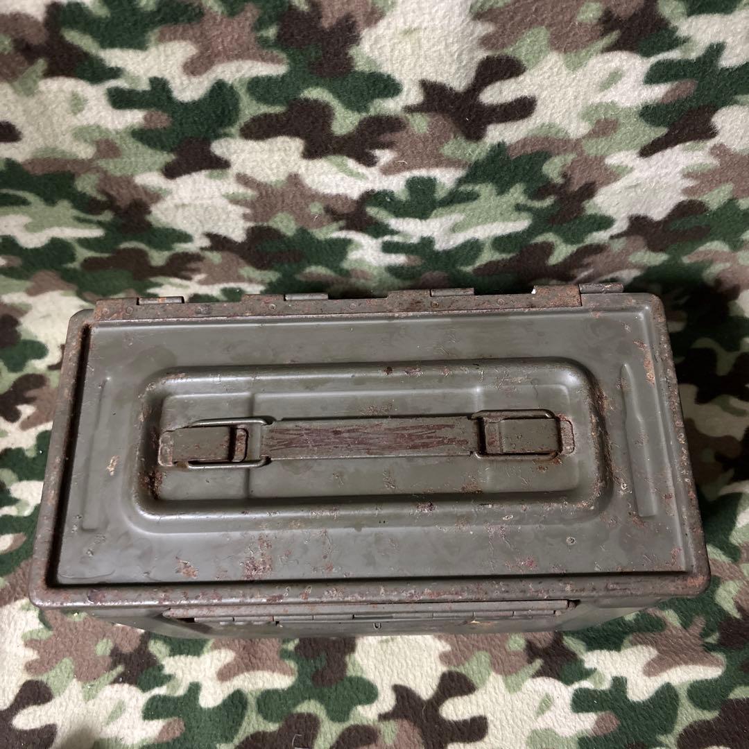 フランス軍　60s 70s CAL.50 AMMO BOX 弾薬箱　送料無料　③