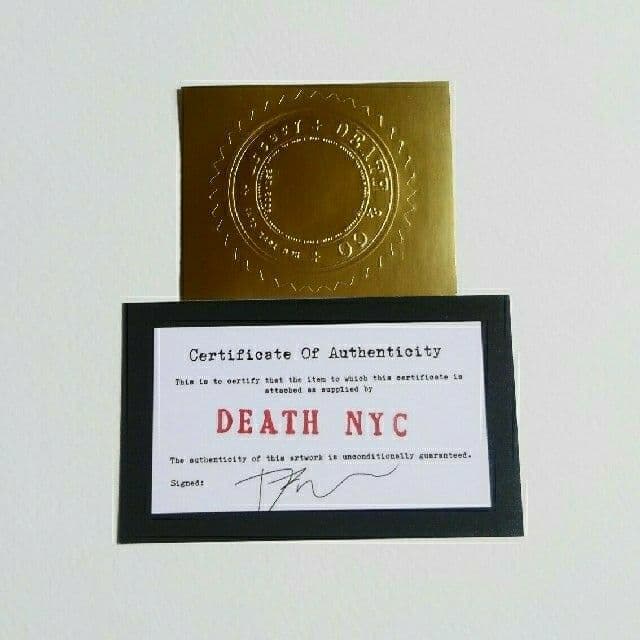 DEATH NYC ローリング・ストーンズ バーバリー　ポスター　極美品／未使用