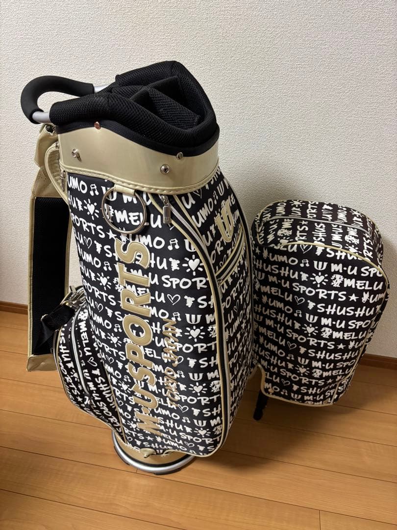 M.U.SPORT ミエコウエサコ キャディバッグ 可愛いい エムユースポーツ
