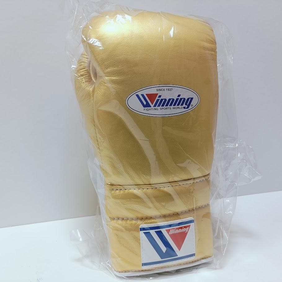 Winning ウイニング ボクシンググローブ 14oz 金 別注品③