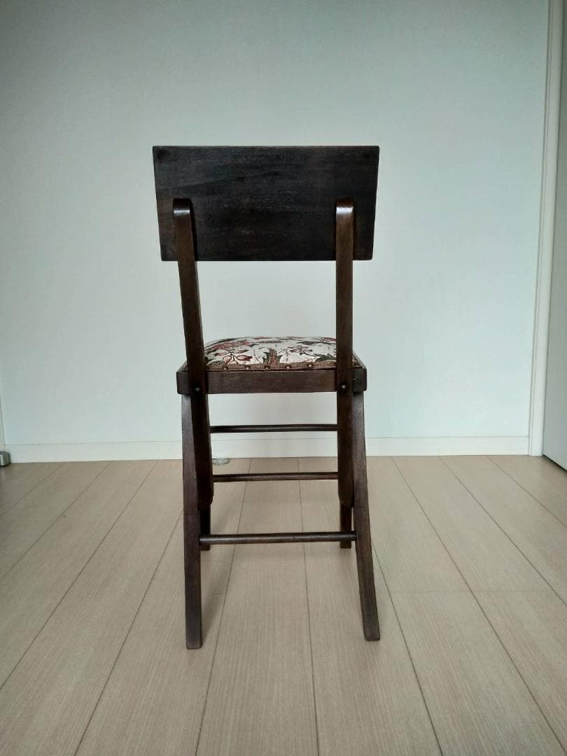 【張替え未使用品】昭和ヴィンテージ椅子リメイク品