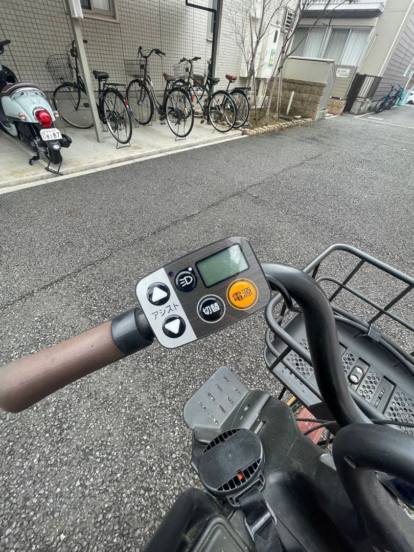 Panasonic Gyutto 3人乗り電動アシスト自転車 電動鍵モデル