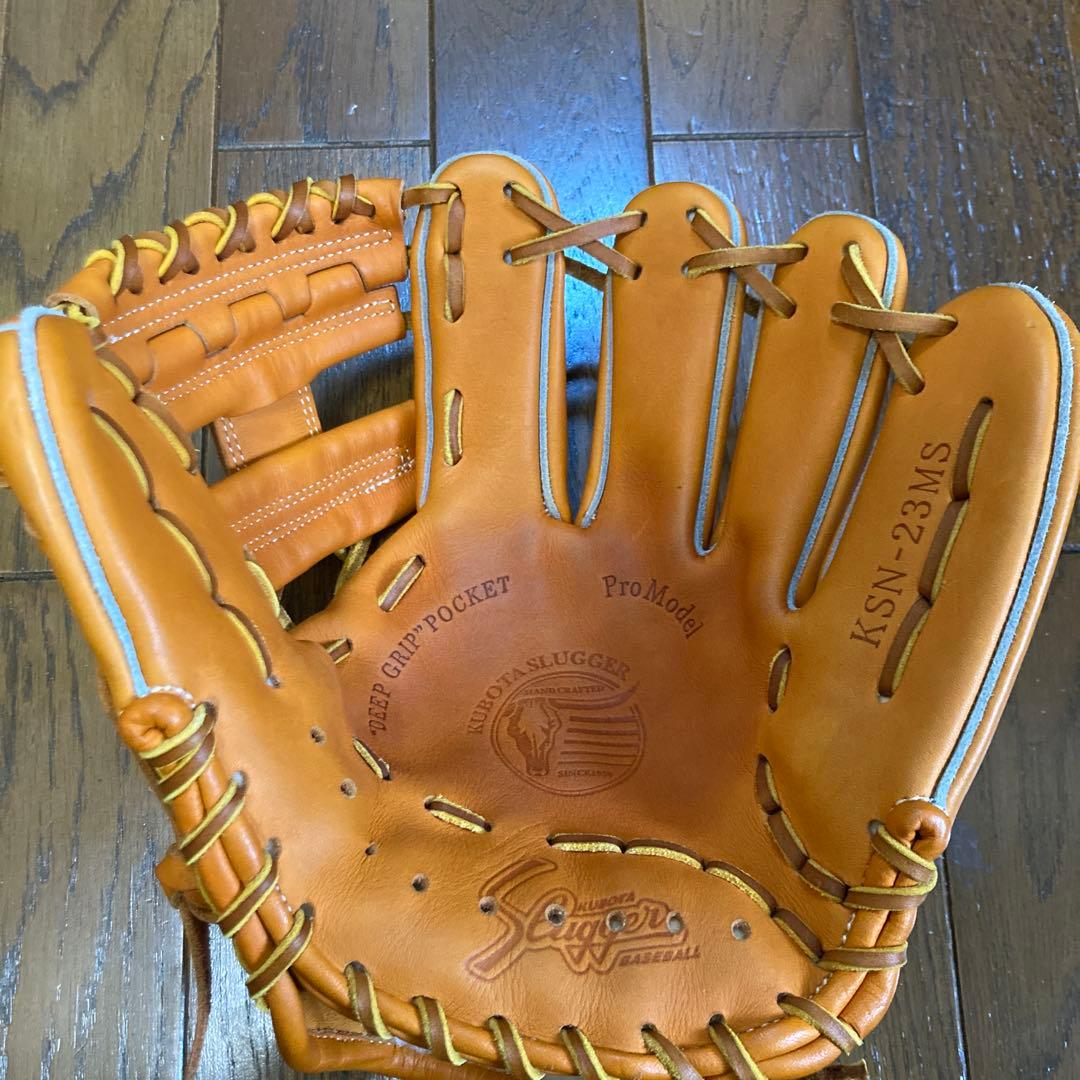 Slugger KSN-23MS 野球グローブ オレンジ