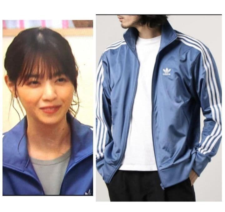 adidas ブルー GN3518 ジャージパンツ XO 美品 西野七瀬