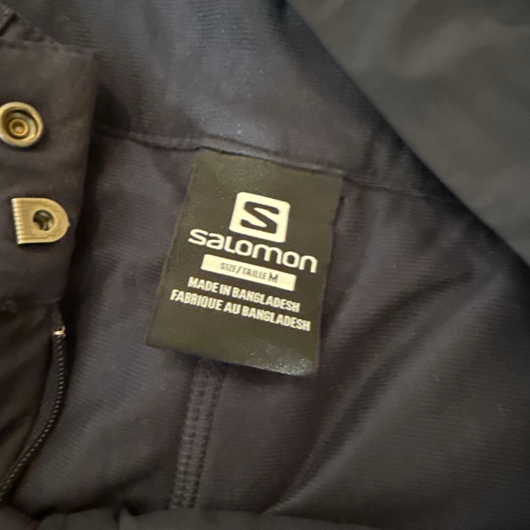 ホ*ヘ様 【一度だけ着用】Salomon スキーウェア ホワイト/ネイビー