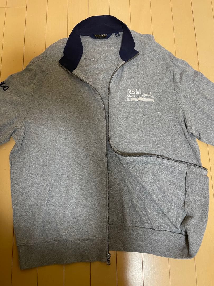 POLOGOLF ラルフローレン XLサイズ フルジップ スウェット グレー