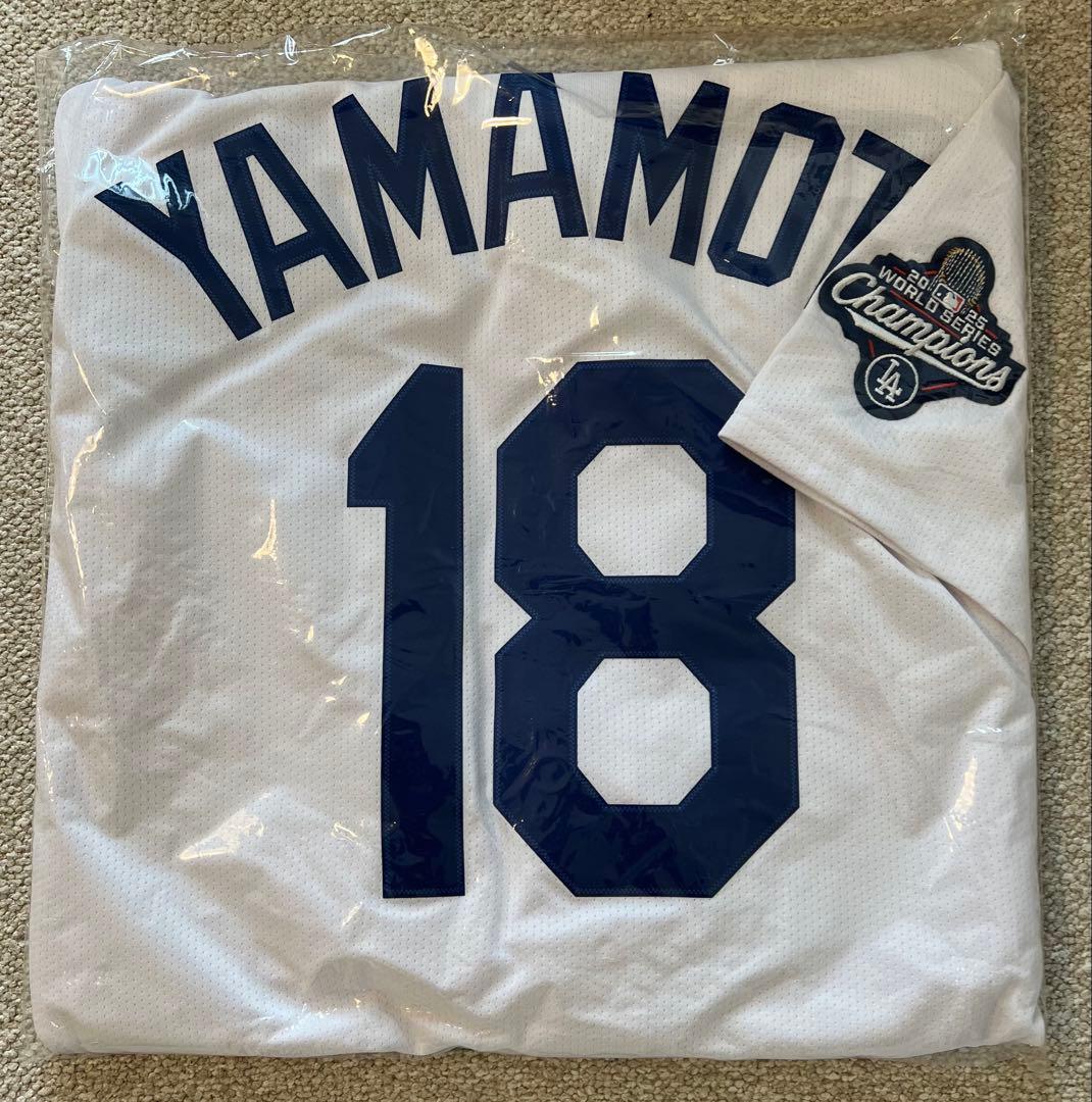 ドジャース 山本由伸 ユニフォーム リミテッドジャージ Lサイズ 2025WS