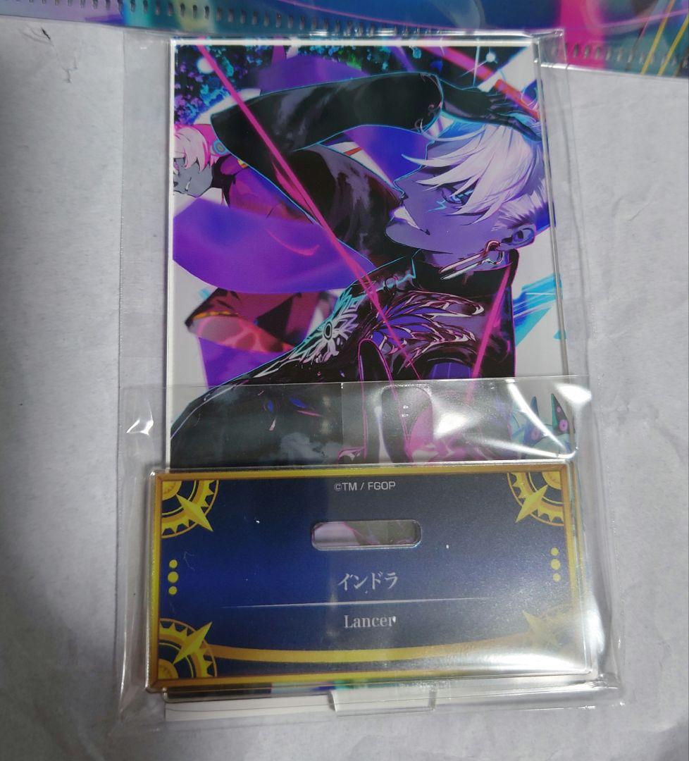 セットFate FGO 最終再臨展 クリアファイル アクリルスタンド インドラ