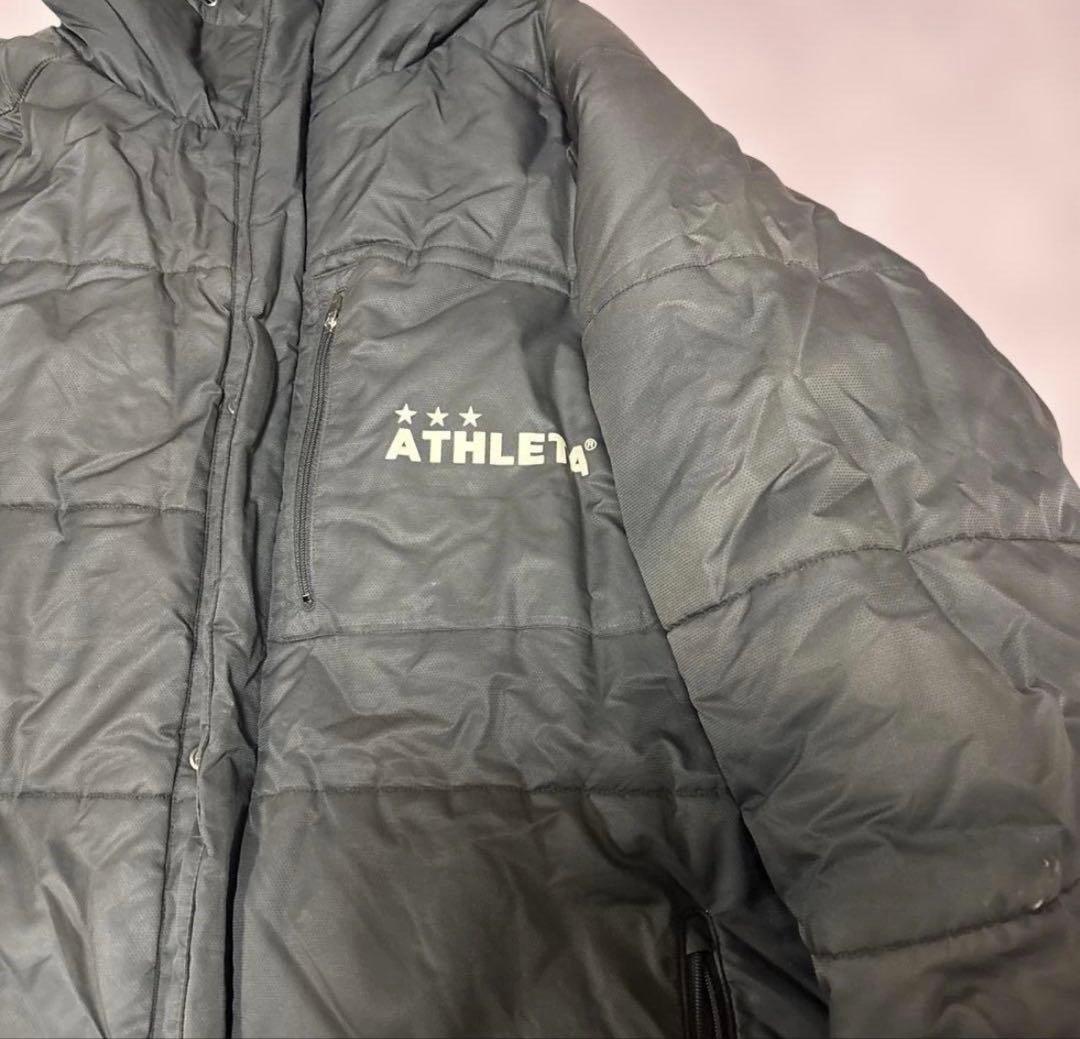 最終値下げATHLETA ブラック ダウンジャケット　L