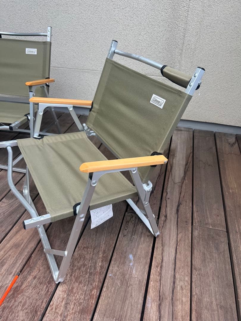 Coleman 折りたたみ式アウトドアチェア カーキ　３つまとめて