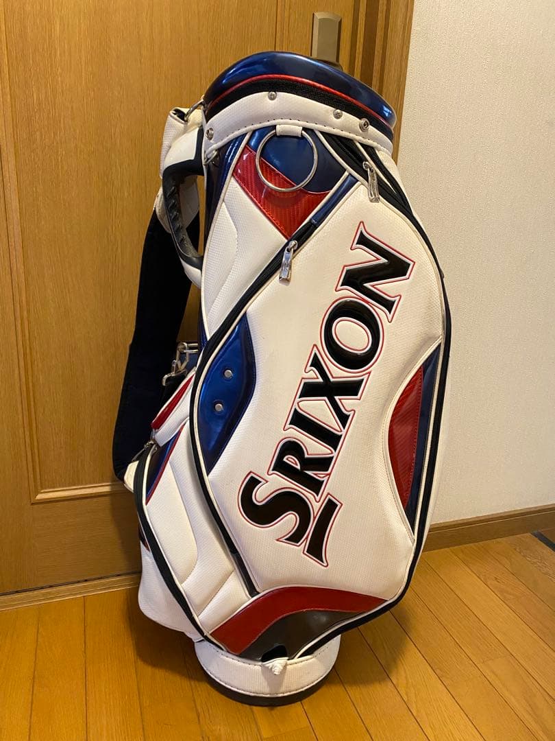 スリクソン　キャディーバック　赤白青