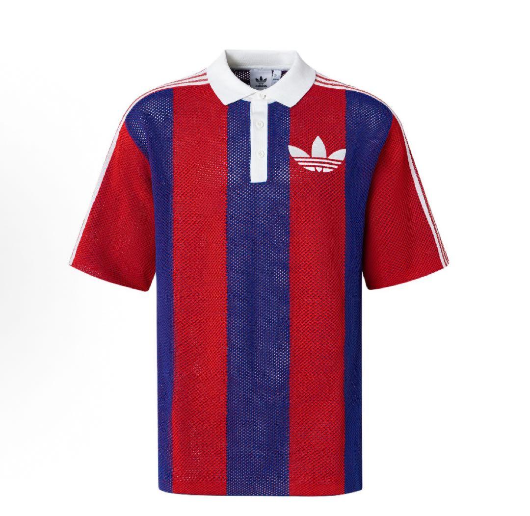 新品XS Adidas ショートスリーブ ポロシャツ レッド　JL5987
