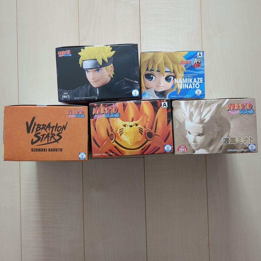 ナルト ミナト 九喇嘛 フィギュアセット 5点