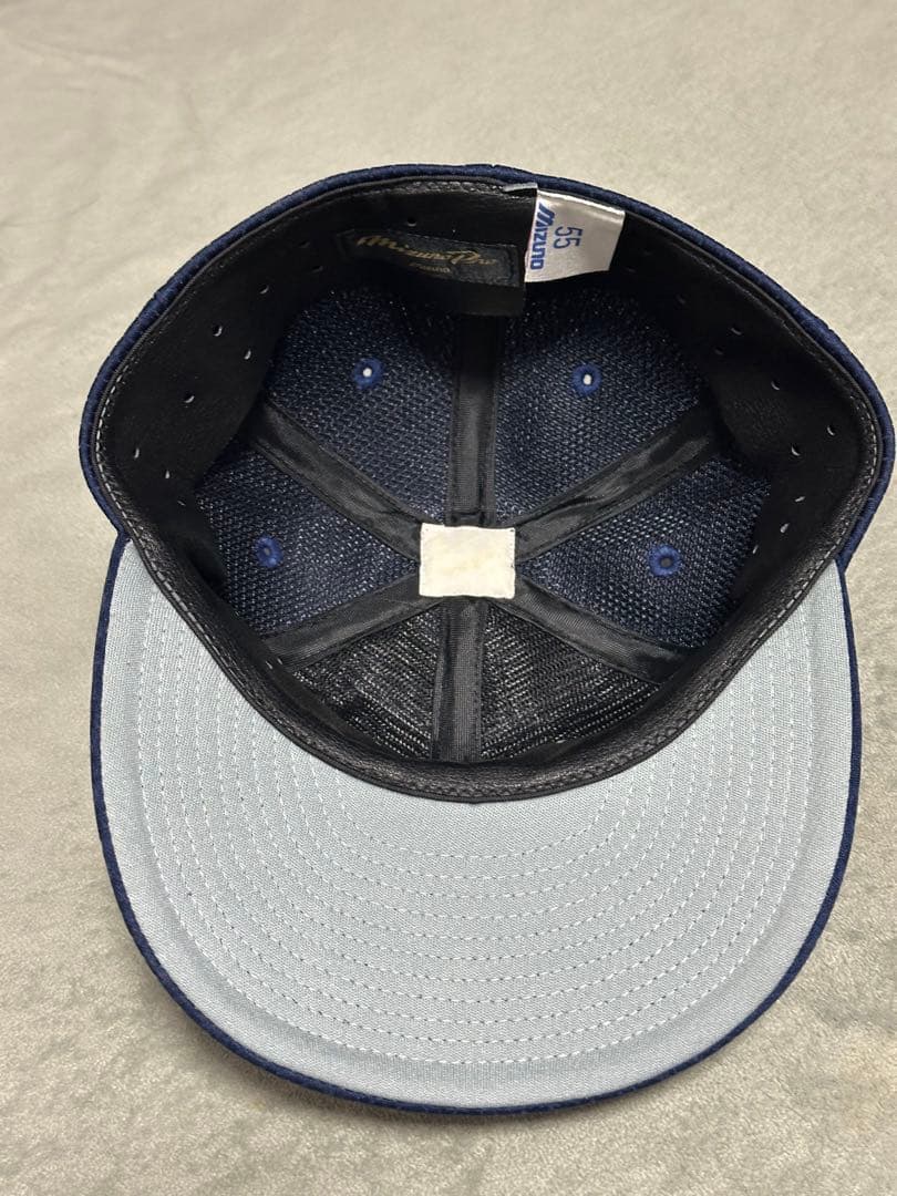 オリックスブルーウェーブ　キャップ　55cm ミズノプロ　MIZUNO