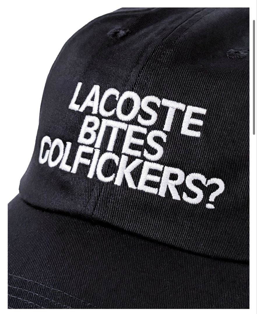 メンズウェア LACOSTE x Golfickers \"Cap\" -Black-