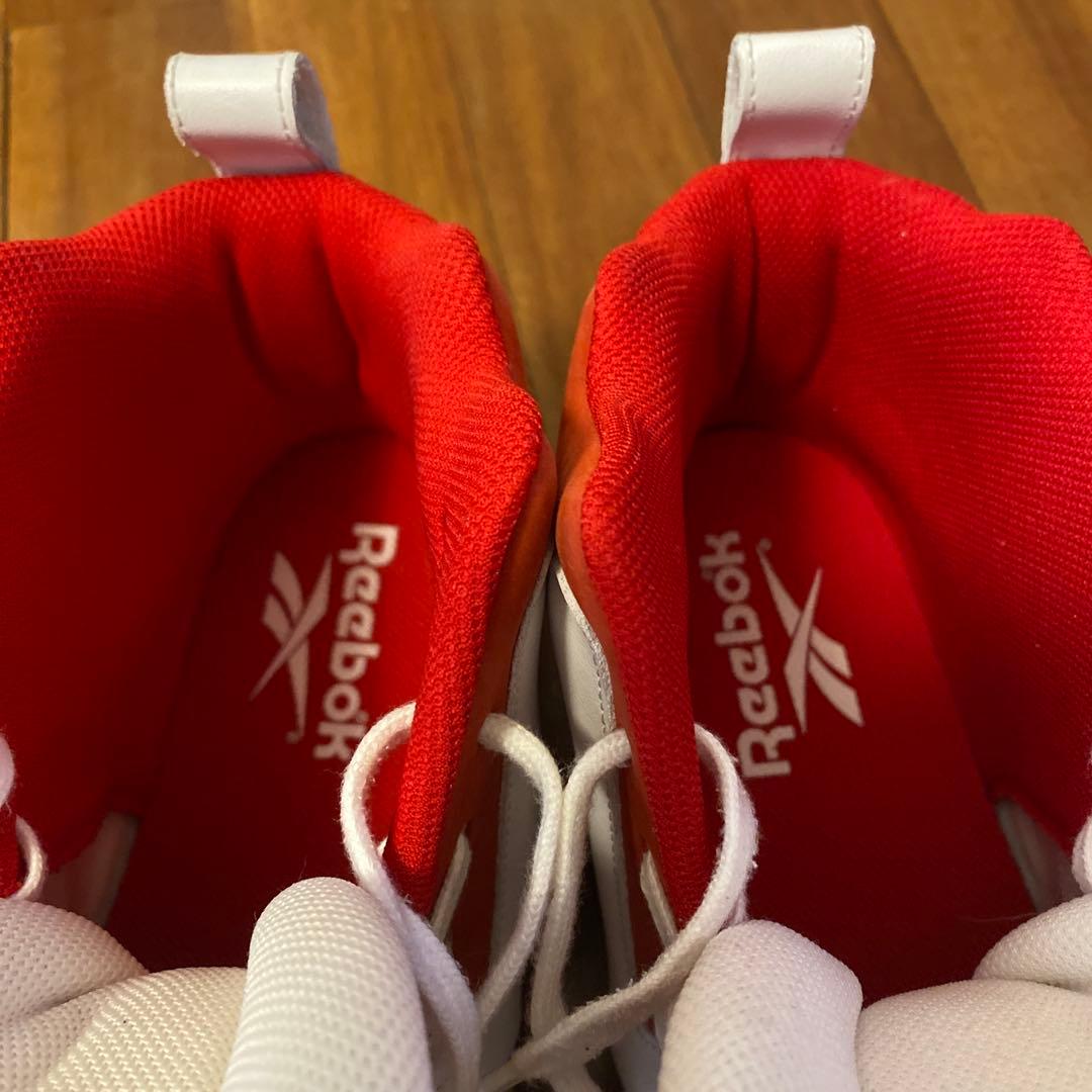 Reebok 赤白 ハイカット カミカゼ2 バスケットシューズ