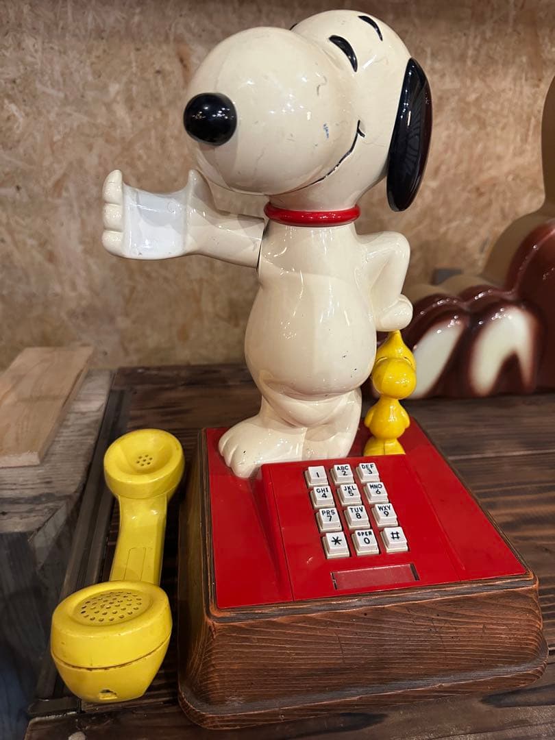 1976 SNOOPY & WOODSTOCK 電話機 スヌーピー ヴィンテージ
