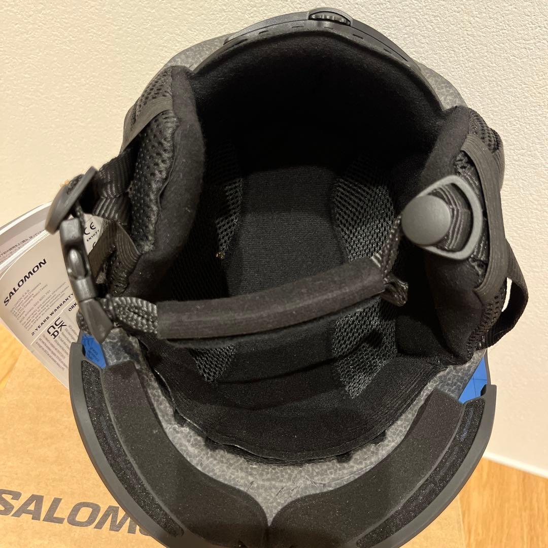 値下げ【新品】Salomon ORKA VISOR ヘルメット ブラック　キッズ